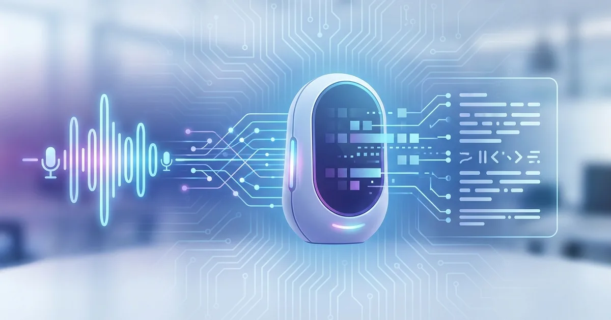 Illustration of a business voice bot platform handling phone calls across telephony, speech, and orchestration layers